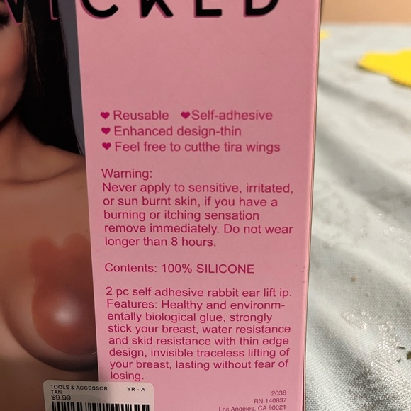 BeWicked Bunny Silicone Nipple Cover - Picture 2 of 2